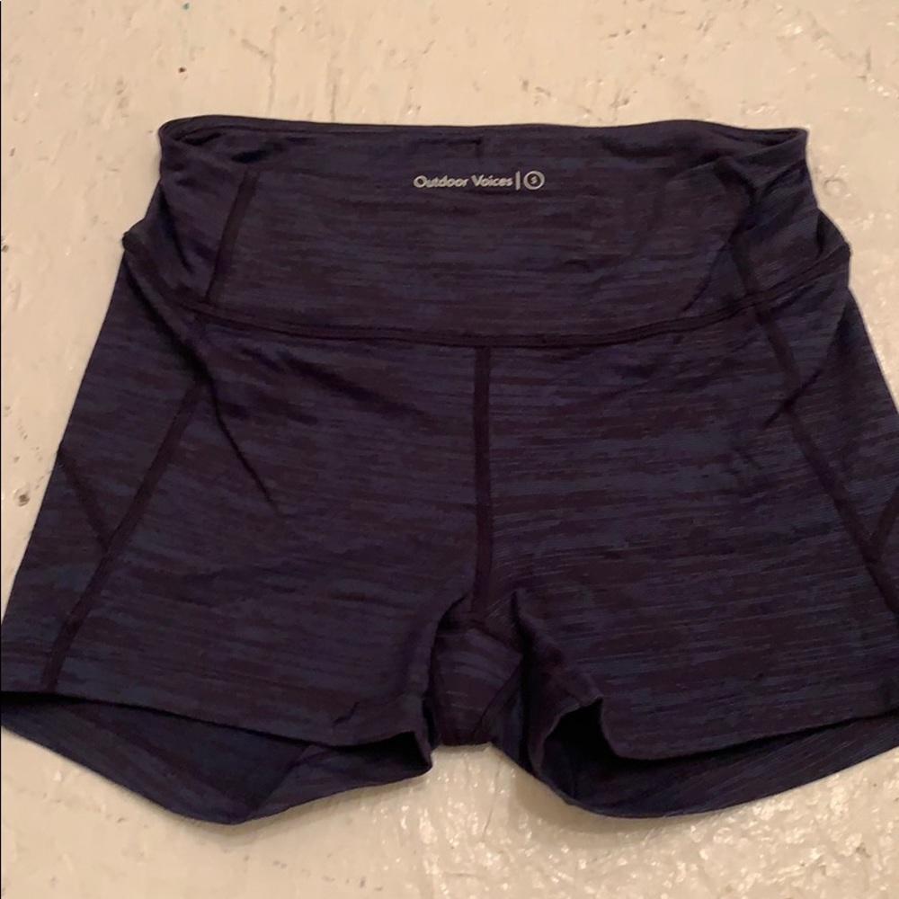 Outdoor voices tech sweat shorts